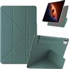 FDHYFGDY Cover per Honor Magic Pad 4 12,3 Custodia Protettiva Magnetica, Custodia Sottile e Leggera Smart Stand, Custodia Tablet per Honor Magic Pad 4 Custodia, Verde Scuro