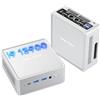 MINISFORUM NAB9S Mini PC, Dual LAN 2,5G, Barebone (Senza RAM e SSD) | Intel Core i9-13900HK, quattro display, doppia LAN 2,5GbE, aggiornamento senza utensili