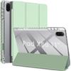 WD&CD Custodia Compatibile per Honor Pad X8a 11, Ultra Sottile Guscio Rigido in Acrilico Smart Pelle Cover con la Funzione Compatibile per Honor Pad X8a 11 Tablet, Verde