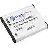Trade-Shop Batteria agli ioni di litio 950 mAh compatibile con Olympus LI-50B LI50B, compatibile con Pentax D-Li92 D-Li-92, Optio X70 I-10 RZ10 X-70 I10 RZ-10