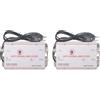 Vjsujehgy 2X 8630MA2 30dB Amplificatore Splitter per TV Via Antenna TV Digitale Amplificatore di Segnale Apparecchiature TV Domestiche Spina UE da 45 MHz A 860 MHz