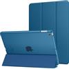 MoKo Cover Custodia Per iPad 6a/5a Gen.2018/2017 da 9,7, Grigio Blu | Ultra Sottile Leggero Custodia con Funzione di Auto Sveglia/Sonno Retro Semi-Trasparente Rigido