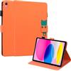 GoodcAcy Custodia Cover Compatibile con Lenovo Tab M8 TB-805F/8505X Tablet fondina in pelle, Custodia per smartphone magnetico in pelle ultra sottile con funzione di supporto, Arancione