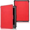 UPFKFOJZX Custodia protettiva per Kobo Clara HD (N249), con tecnologia Sleep/Wake, in vera pelle, compatibile con e-book (N249), colore: rosso