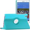 ebestStar - Cover per Samsung Galaxy Tab Pro 8.4 SM-T320, Custodia Protezione Rotazione 360, Pelle PU + Penna, Blu