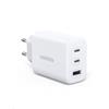 UGREEN Zapix 65W Caricatore USB C Ricarica Rapida 3 Porte (Bianco) | PD 3.0 PPS 25W Compatibile con iPhone 17 Pro Max Air 16 15 14 13 Galaxy S26 Pixel 10 Pro iPad MacBook M5 M4 Steam Deck