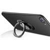 Generic Supporto universale per telefono con mini anello da dito per iPhone 17 16 15 14 13 Samsung S25 Xiaomi Huawei Mount staffa pieghevole per cellulare (nero)