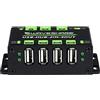 Coolwell Industrial Grade USB HUB, 4x extended USB2.0 ports, Switchable Two Inputs, Sharing Two Hosts