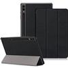 DINGGUAGUA Custodia per Samsung Galaxy Tab S10 Plus,Galaxy Tab S9 FE+ Plus,Galaxy Tab S9 + Plus 12.4 SM-X820/X826B X610/X616 X810/X816B/X818U Tablet,Cover con Funzione Supporto,Nero