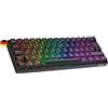 Geeky GK61 SE 60% | Tastiera da Gioco Meccanica | 62 Tasti Multi Colore RGB LED Retroilluminati per Gaming su PC/Mac | ISO DE Qwertz Tastiera Tedesca (Nero, Mechanical Brown)
