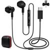ACANDYA Auricolari In-Ear, Cuffie con Cavo con Microfono e Telecomando Integrati | per OnePlus Nord CE5 /OPPO Find X9 Pro Reno14 5G A6 Pro/realme P3 Ultra 13 Pro+ 15/xiaomi 17 pro max, Nero
