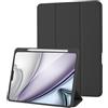 Palkitsee Custodia Cover Compatibile con iPad PRO 11 2022/2021/2020 Con Portapenne, Supporta la Ricarica di Pencil 2a Gen, Copertina Posteriore Morbida in TPU Sottile, Auto Sveglia/Sonno, Nero