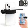 Generic Clip riflettente a specchio, obiettivo regolabile effetto specchio, kit clip per tutti gli smartphone, facile HD vetro specchio clip design per viaggi & selfie fotografia (nero)