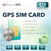 BeachSIM Scheda SIM Prepagata per GPS con Credito Incluso | Nessun Canone Mensile | Connessione Stabile e Copertura Estesa per Tracciamento Affidabile di Veicoli e Dispositivi GPS