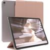 EAZY CASE - Coperchio di protezione per Apple iPad Air 11 M3 (2025) Smart Cover Tablet Smartcase per alzarsi in piedi, con funzione di stand Sleep Wake Up, in pelle sintetica, Oro Rosa