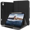 H HOLIMET HOLIMET Custodia per iPad Air 6 Generazione 2024 11'', Cover per iPad Air 5./4. Generazione 2022/2020 10.9 Pollici con Pencil Holder, Auto Svegliati/Sonno Smart Folio Cover Case (Nero)
