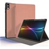 TECHGEAR Smart Case per Samsung Galaxy Tab S11 Ultra (SM-X930 / SM-X936) con S Pen, sottile custodia protettiva in pelle PU con supporto, visualizzazione multi-angolo e accensione e spegnimento