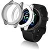 yystao (2 pezzi) Custodia protettiva per Garmin Vivoactive 6, yystao TPU semi-area, compatibile con Garmin vívoactive 42 mm, antiurto, leggera, nero e trasparente