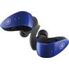 Yamaha TW-ES5A True Wireless Sport Earbuds with Bluetooth 5.2, IPX7 Waterproof, Secure Fit, Premium Sound, Qualcomm CVC Clear Voice Capture, Listening Care and Ambient Sound (Blue)