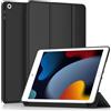 YLK Cover per iPad 9/8/7 Generazione, Custodia per iPad 10,2 Pollici 2021/2020/2019 Modello Cover con Auto Svegliati/Sonno (Nero)