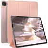 EAZY CASE - Coperchio di protezione per Apple iPad Pro 12,9 (2018/2020/2021/2022) Smart Cover Tablet Smartcase per alzarsi in piedi, con funzione di stand Sleep Wake Up, in pelle sintetica, Oro Rosa