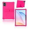 yystao Custodia protettiva per Tabwee T20 Tablet 10 Pollici, Yystao Bambini Morbido Silicone Tablet Cover Compatibile con Tabwee T20, Supporto Regolabile (Rosa)
