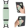 CoBak Cinturino da polso sicuro e leggero per e-reader e tablet Versatile da 6,8 - 9 pollici Kobo, Sony, Lenovo, Kindle e-ebook Alta elasticità, verde salvia