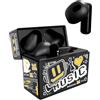 TECHMADE Cuffie Bluetooth XM191 In-Ear Senza Fili con Microfono, Auricolari Wireless Sport Controllo Touch, Box Ricarica Magnetica, Compatibili iOS Android, BT 5.3, Stereo HD (GIALLO)