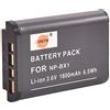 DSTE NP-BX1 Batteria Compatibile per Sony ZV-1, DSC-RX100 VII, DSC-RX100 II, DSC-RX100 III
