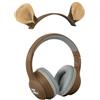 KIDYWOLF Auricolare Bluetooth Magnetico a Forma di Orso | Senza fili o cavo jack incluso, modalità volume limitato, pieghevole e regolabile, orecchie magnetiche, ricaricabile USB-C