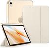 FINTIE Cover per iPad mini 7a Gen (A17 Pro) 2024/iPad mini 6a Gen 2021 8,3 | con Portapenne, Sottile Leggero Custodia Posteriore Opaca Traslucida Case con Auto Sveglia/Sonno, Gold