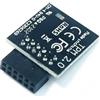 HSSDTECH TPM 2.0 SPI 12pin SLB9670 Modulo di Sicurezza per MSI MS-4462 Meg | B550, Mag B550/ B550M, B460M, Mag B460/ B460M, Mag B550 Torpedo/Tomahawk/Bazooka Intel 800 AMD X670 Series Mainboard