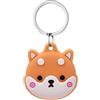 AXFEE Airtags in Silicone Lavabile, Porta Air Tag per GSP Apple | Airtag Cover per Chiavi Zaini e Animale, Portatile, Anti-graffio, Mantiene un Segnale Forte- Shiba Inu
