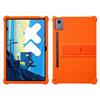 GIOPUEY Cover Compatibile con Lenovo Idea Tab PRO 12.7 - con Supporto - Custodia Protettiva in Silicone TPU Morbida Case - Orange
