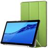 Simpeak Cover Compatibile per Huawei MediaPad T5 10 Custodia, Custodia Cover in Pelle PU Compatibile con Huawei MediaPad T5 10.1 2018 Ultra-Sottile Folio Supporto Smart Cover, Verde