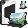 Generico DayQiQiPu Custodia Protettiva per Huawei MatePad PRO 11 Pollici GOT-W09/W29/AL09/AL19 / XYAO-W00 Pelle PU Rotazione a 360° Stand Slim Cover con Supporto per Matita Auto Sveglia/Sonno,Nero