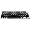 kwmobile Protezione Tastiera Americana Compatibile con Apple MacBook Neo - Cover Tastiera Inglese US Copertina Silicone nero