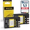 PATONA 2X EN-EL9 Batteria 1000mAh, ricambio per Nikon EN-EL9, EN-EL9a | Coppia di batterie per Nikon D40, D40x, D60, D3000 e D5000, tiene in vita la vostra reflex collaudata