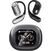 JUNJIEUNVO Q16 PRO - Auricolari wireless per traduzione con Bluetooth 5.4 70 ore, auricolari aperti, touch screen intelligente Bluetooth wireless, auricolari con ganci per orecchie, impermeabili IPX5