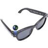 Tosuny Occhiali per Fotocamera, Traduzione AI Smart Glasses, 1080p HD Smart Video Registrazione con Microfono e Altoparlanti, 5.4 e WiFi, Musica e Chiamate, per gli Sport All'aperto (Occhiali da
