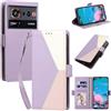 Generico DayQiQiPu Custodia per ZTE Nubia Z80 Ultra (6,85 Pollici) Cover in Pelle PU con Colori Dopamina Custodia a Portafoglio Ribaltabile Antiurto Caso con Cinturino da Polso, Viola
