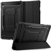 Spigen Custodia Rugged Armor Pro Compatibile con Samsung Galaxy Tab S10 FE (2025) / Galaxy Tab S9 (2023) Cover protettiva con supporto per S Pen - Nero
