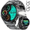 LIGE SMART Smartwatch Uomo, 1,85 Pollici HD Display con Chiamate Bluetooth/1000 mAh/Torcia, Frequenza Cardiaca/Sonno, 110+ Modalità Sportive, Orologio Smartwatch Compatibile con Android e iOS, Nero-Acciaio