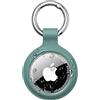 PESTON Porta AirTag, Custodie IP67 per Apple AirTag 1ª e 2ª Gen | Protezione AirTag, silicone da 2,5 mm, portachiavi in lega di zinco, per chiavi, valigie, zaini e collari, AirTag non incluso