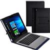 RUIPOCX Compatibile con la custodia Per HP Elite x2 G4 da 12,3 in pelle PU tablet, sottile, pieghevole, con tastiera, antiurto, magnetica.