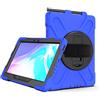 JCTek - Custodia antiurto per Galaxy Tab Active Pro 10.1 2019, resistente ibrida con supporto girevole a 360°, manico e tracolla per Samsung SM-T540/SM-T545/SM-T547, colore: blu