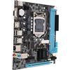 Yctze Scheda Madre ATX con Socket 155 per Processori I3 I5 I7, DDR3, Porta M.2 NVMe, 6 Porte USB 2.0, LAN 00 Mbps - Scheda Madre per Computer Desktop