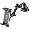 Generic Supporto da tavolo con ventosa per cruscotto auto, supporto da tavolo per iPhone, iPad Pro, Air4 - 13 pollici, Galaxy Tab, supporto per cellulare (nero)