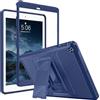 MoKo Cover per iPad 9.7 2018/2017, iPad 6ª Generazione/iPad 5ª Generazione, Custodia Full Body Coperta Protettiva Anti-Urti e Sporco con Pellicola Integrata & Supporto per iPad 9.7'', Denim