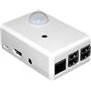 sb components SPI-BOX Raspberry Pi 2 Case blanc avec des points de montage de swith pour PIR et Raspberry Pi module de caméra